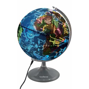 Globe jour et nuit lumineux (français)