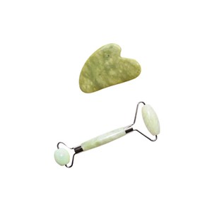 Coffret massage jade vert visage