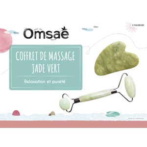 Coffret massage jade vert visage