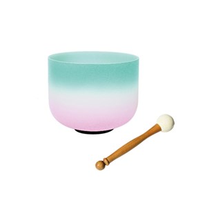 Bol chantant cristal candy rose & vert