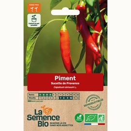 Piment sucette de provence - graines bio