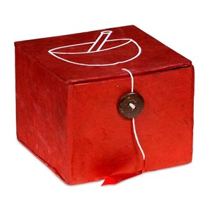 Bol chantant om coffret rouge
