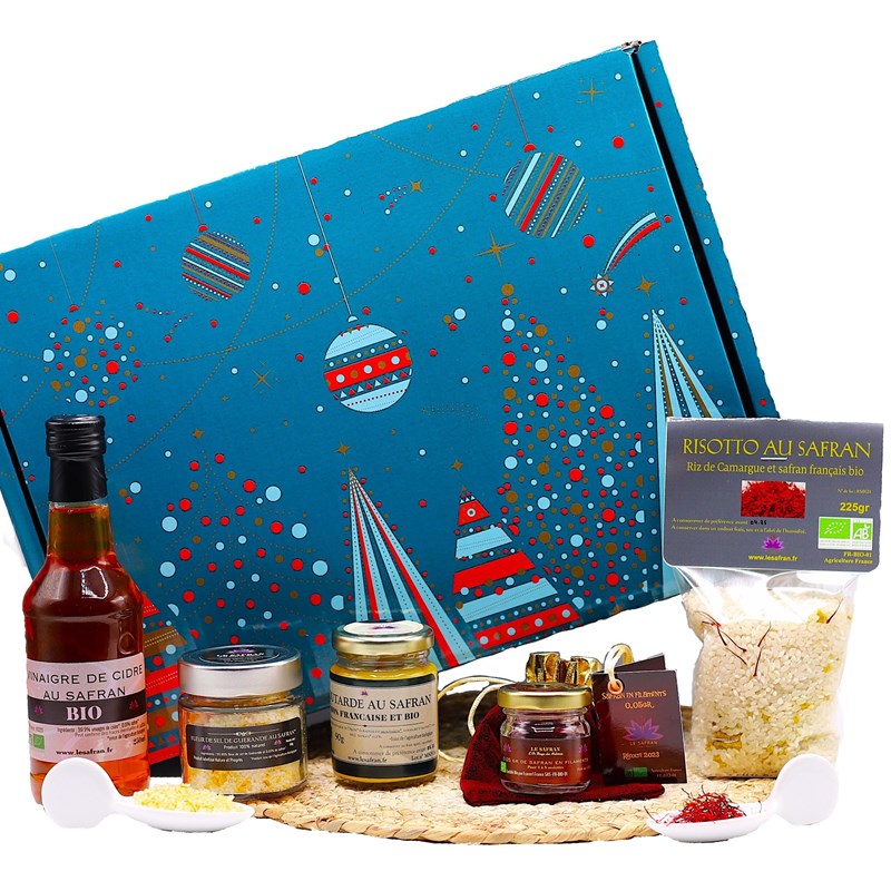 Coffret noel safrané bio