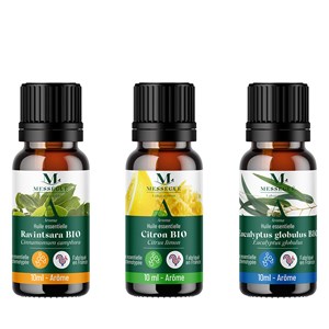 Kit hiver bio - 3 huiles indispensables