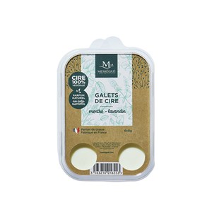 Galet de cire menthe lavandin