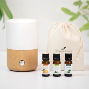 Diffuseur citrus + 3 huiles essentielles