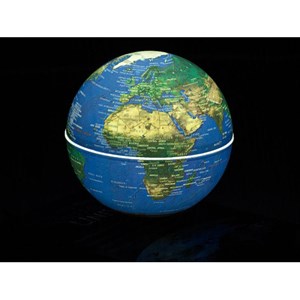 Globe terre lumineux en lévitation gm