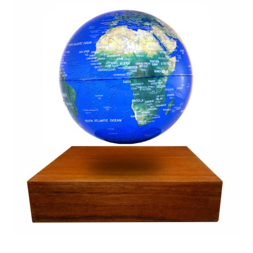 Globe terrestre magnétique multicolore, globe en lévitation
