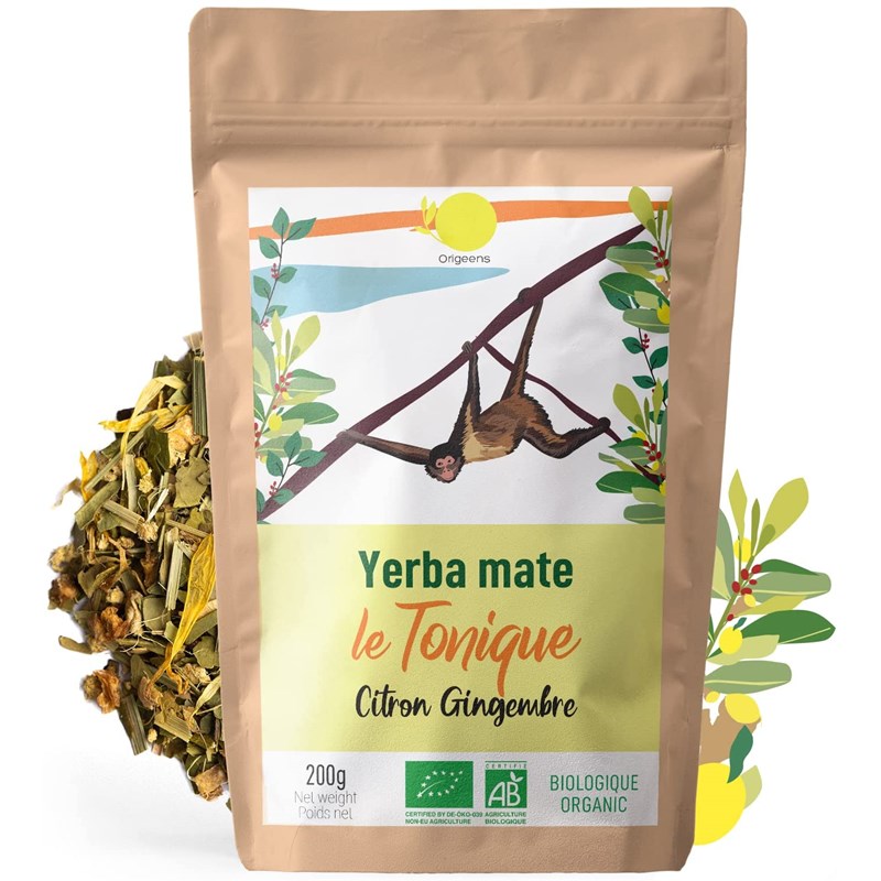 Maté citron gingembre – le tonique