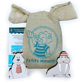 Animaux en bois (jura) oursonne & morse