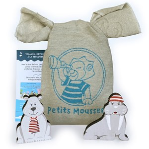 Animaux en bois (jura) oursonne & morse