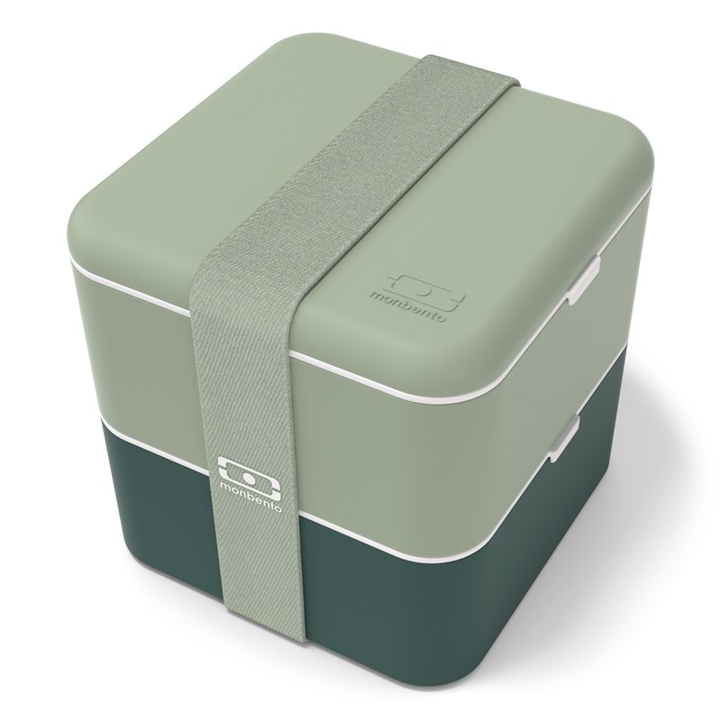 Monbento - Lunch box carrée 2x850ml vert