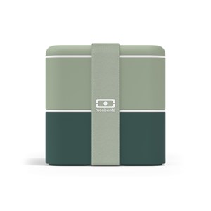 Lunch box carrée 2x850ml vert