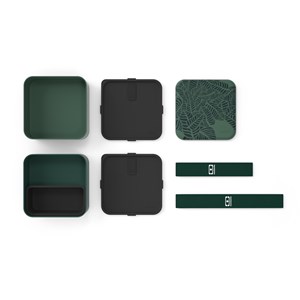 Lunch box carrée 2x850ml jungle