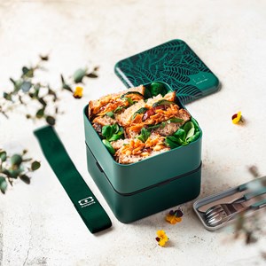 Lunch box carrée 2x850ml jungle