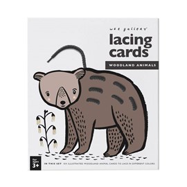 Cartes à lacer  animaux de la forêt