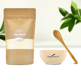 Assortiment masque peau sèche - argile blanche