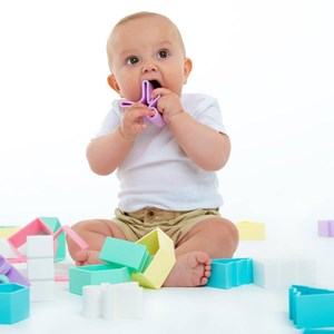 Personnages et maisons à empiler en sili