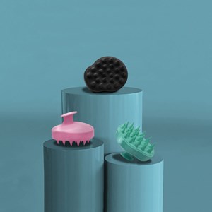 Brosse de massage pour cuir chevelu