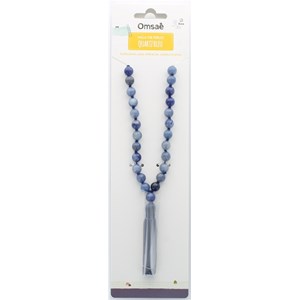 Mala en quartz bleu 108 perles