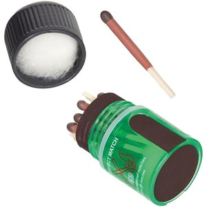 Boîte étanche + allumettes étanches bcb wind waterproof matches