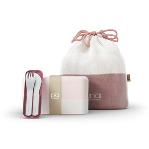 Pack lunch box rose natural