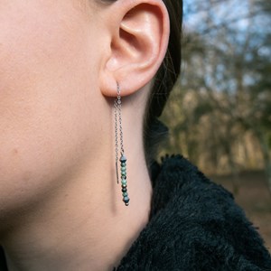 Boucles d'oreilles lumia turquoise
