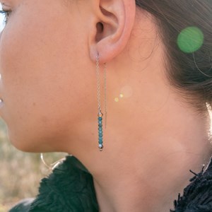 Boucles d'oreilles lumia apatite
