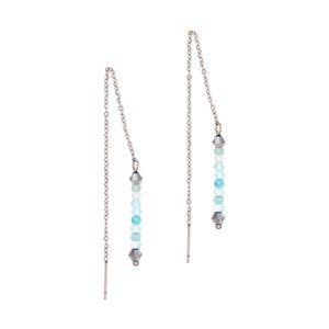 Boucles d'oreilles lumia amazonite