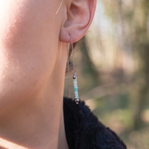 Boucles d'oreilles lumia amazonite