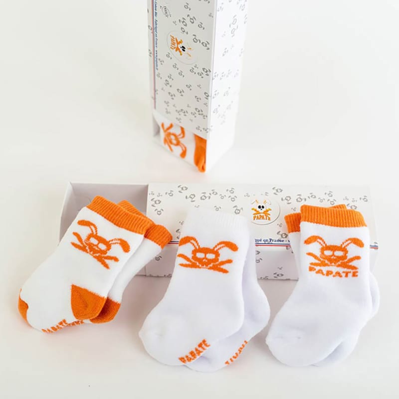 Chaussettes naissance en coton bio (Papate) - Image 3