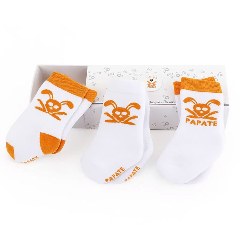 Chaussettes naissance en coton bio (Papate) - Image 4