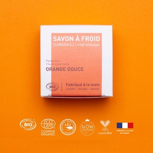 Orange douce - savon à froid bio