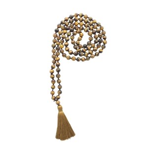 Mala en oeil de tigre 108 perles