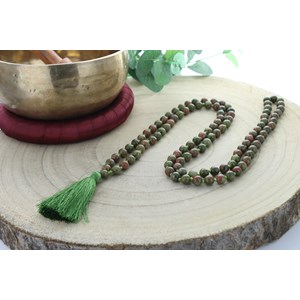 Mala en unakite 108 perles