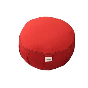 Zafu en kapok bio bordeaux