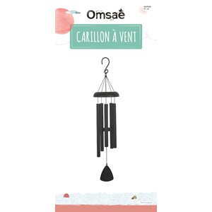 Carillon à vent noir 81 cm