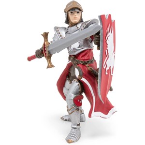 Figurine chevalier griffon
