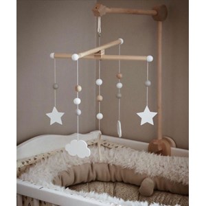 Support bras universel bois lit bébé