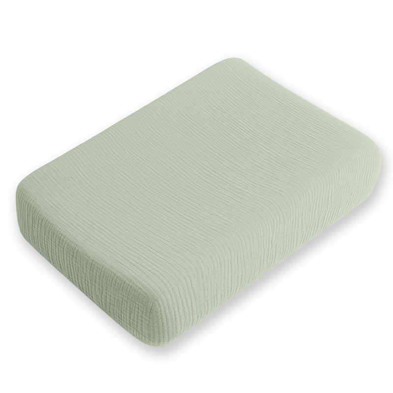 Housse de matelas à langer bio vert