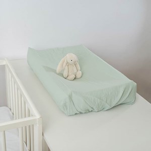 Housse de matelas à langer bio vert