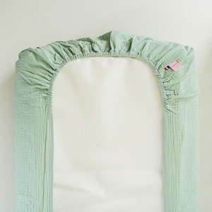 Housse de matelas à langer bio vert