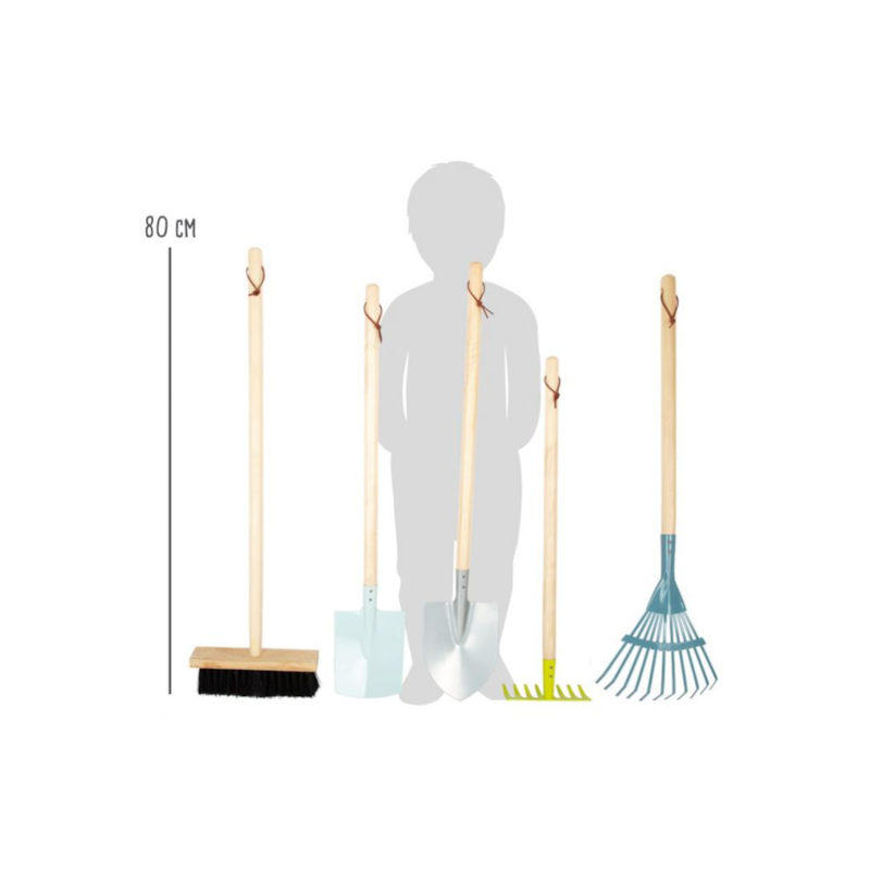 Grand set d'outils de jardin 8 pièces (Legler) - Image 2