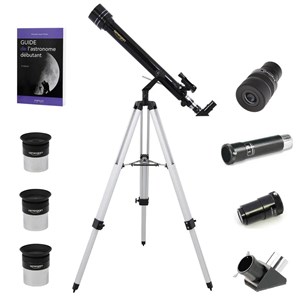 Pack télescope omegon 60/700 az1
