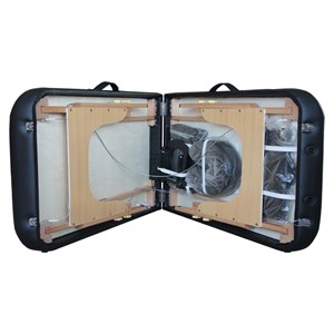Table de massage pliante 186x71cm noire