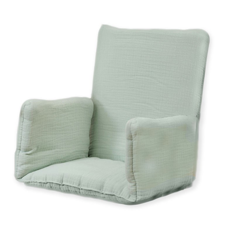PAPATE - Coussin chaise haute en coton bio vichy