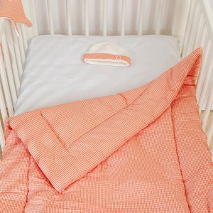 Edredon en coton bio vichy