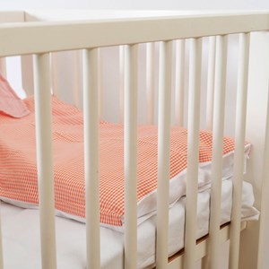 Taie d'oreiller en coton bio blanc