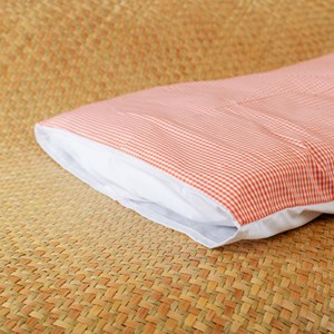 Taie d'oreiller en coton bio blanc