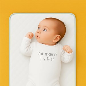 Tapis à langer nomade en coton bio